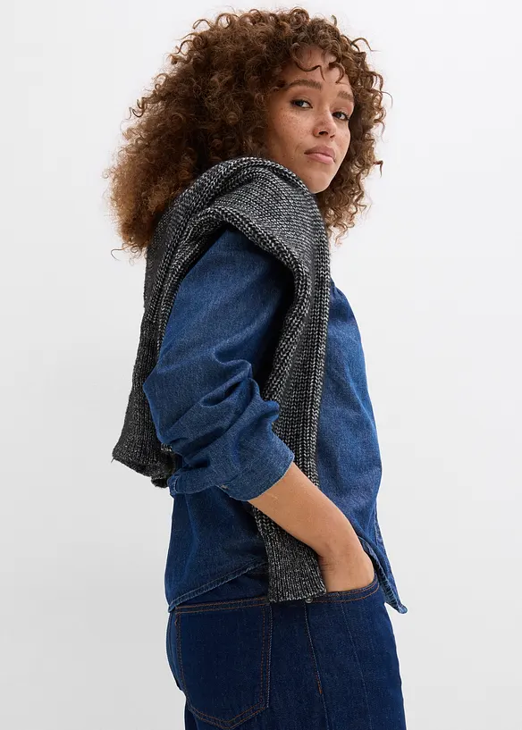 Blouse en jean, bonprix