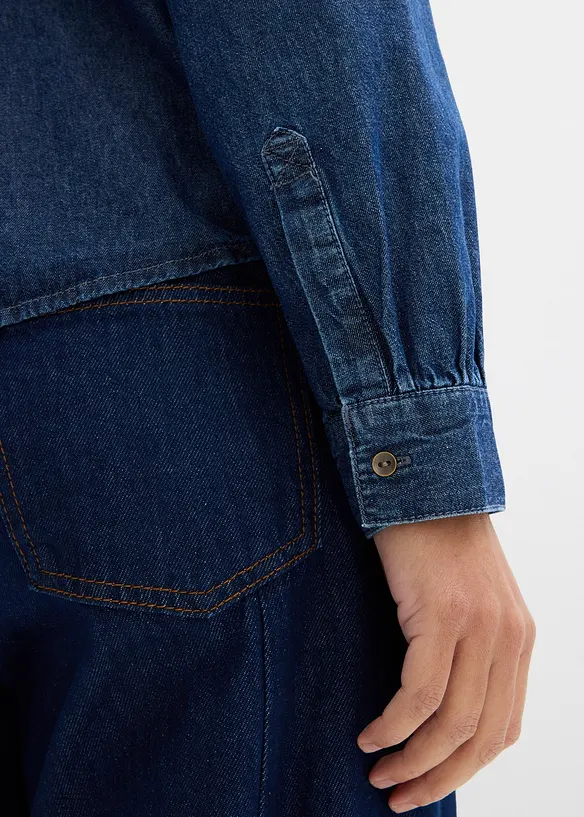 Blouse en jean, bonprix