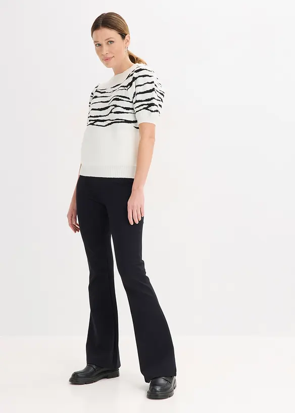 Pullover mit Puff&auml;rmeln, bonprix