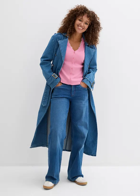 2-in-1-Shirt aus reiner Baumwolle, bonprix