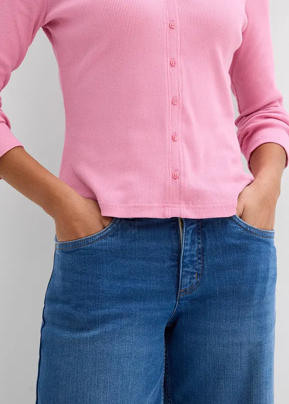 2-in-1-Shirt aus reiner Baumwolle, bonprix