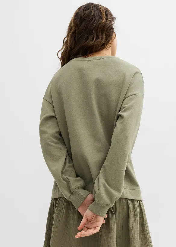 Sweatkleid mit Webrock, bonprix