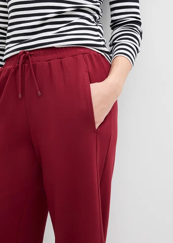 Pantalon palazzo doux en n&eacute;opr&egrave;ne, bonprix