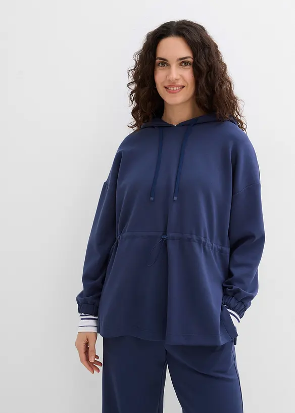 Sweat-shirt long en mati&egrave;re n&eacute;opr&egrave;ne douce, bonprix