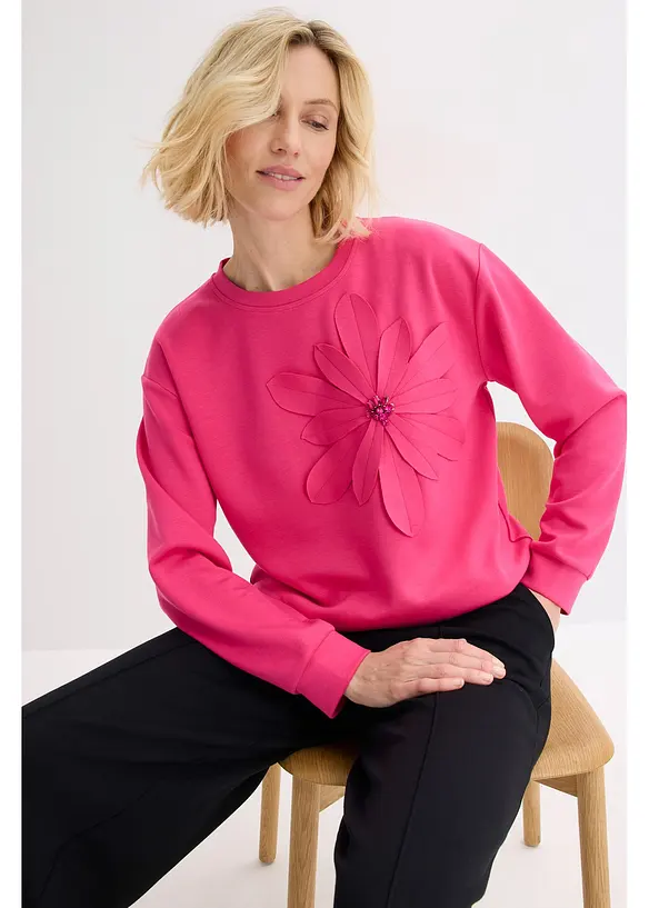 Sweat-shirt avec application, bonprix