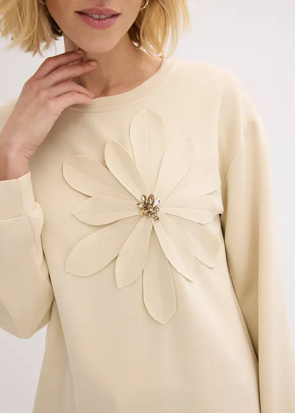 Sweat-shirt avec application, bonprix