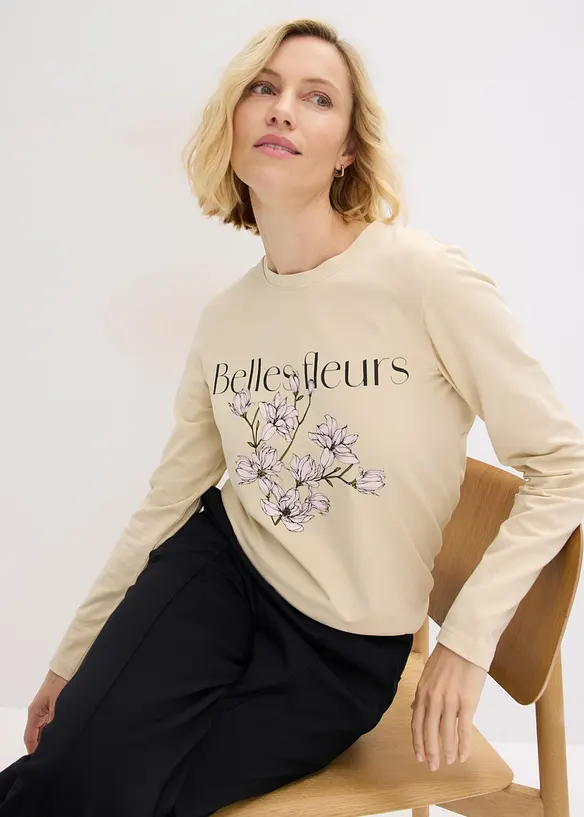 T-shirt manches longues, bonprix