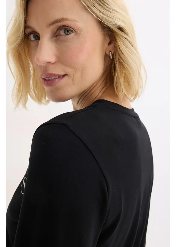 Langarmshirt mit Bio-Baumwolle, bonprix