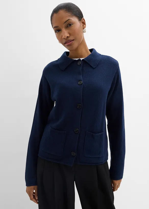 Strickjacke aus Viskose-Mix, bonprix