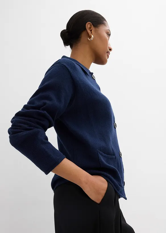 Strickjacke aus Viskose-Mix, bonprix