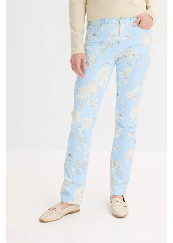 Stretch-Hose mit Druck, bonprix