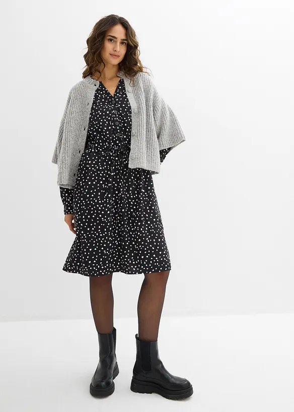 Blusenkleid aus softer Viskose, bonprix