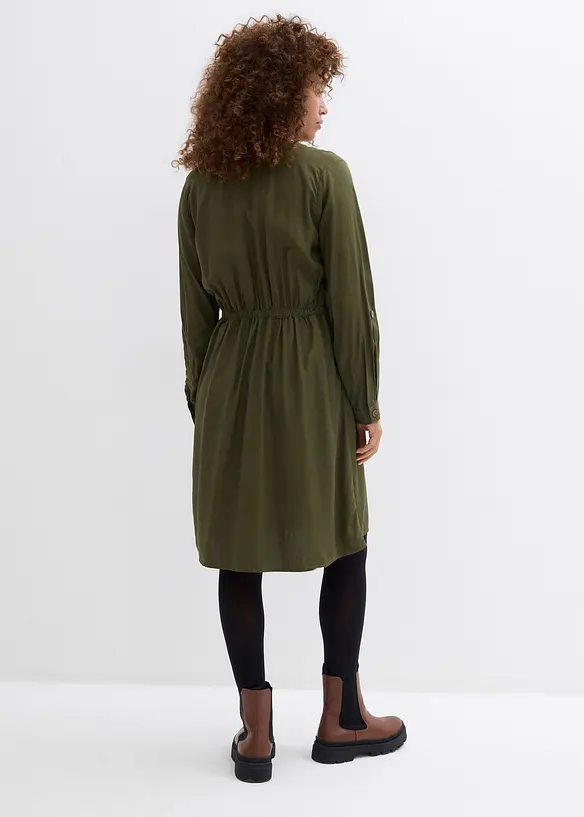 Robe blouse en viscose fluide, bonprix