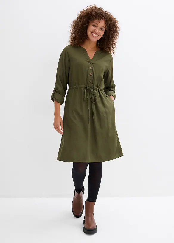 Robe blouse en viscose fluide, bonprix