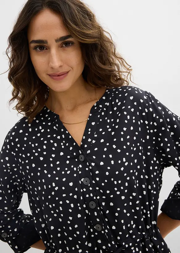 Blusenkleid aus softer Viskose, bonprix