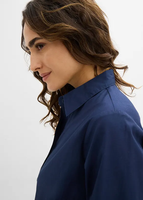 Robe-chemise 100% coton, bonprix