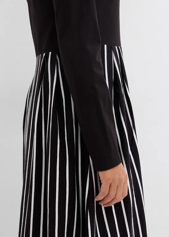 Robe en jersey coton, longueur midi, bonprix