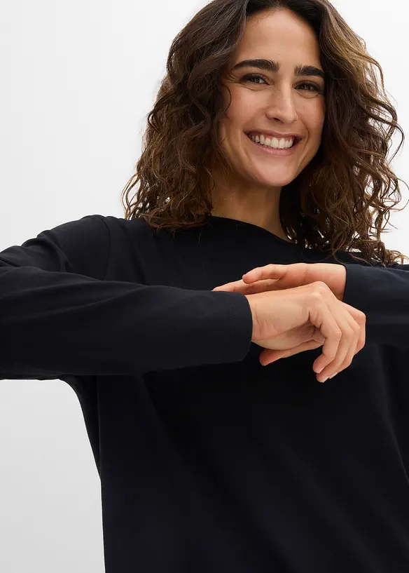 Longshirt aus reiner Bio-Baumwolle, bonprix