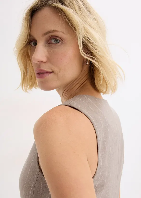 Nadelstreifen Anzugweste, bonprix