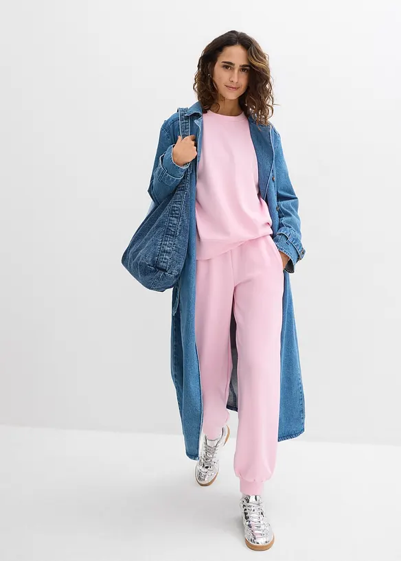 Sweatshirt aus softem Scuba, bonprix