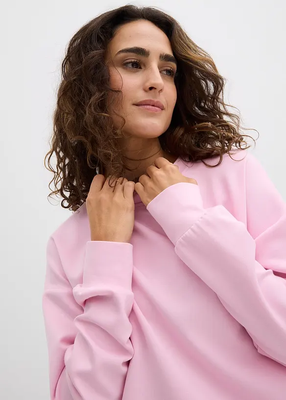 Sweatshirt aus softem Scuba, bonprix