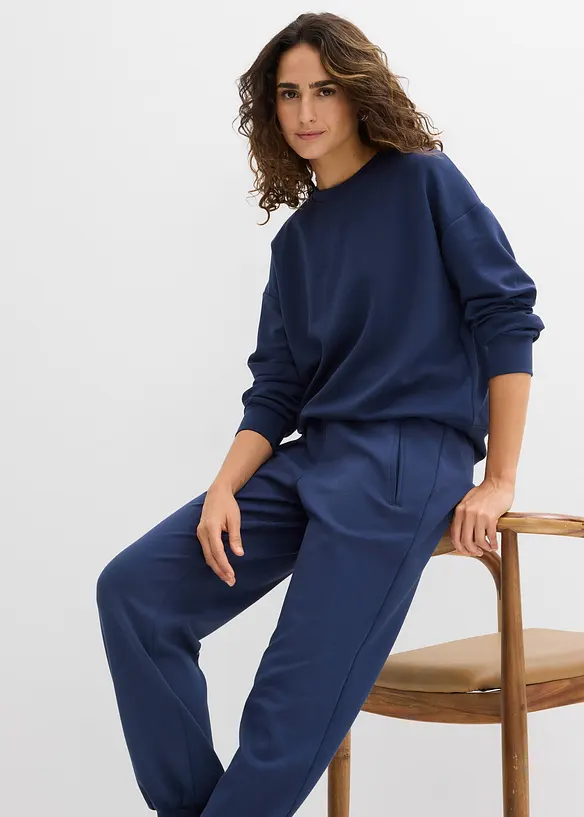 Sweatshirt aus softem Scuba, bonprix