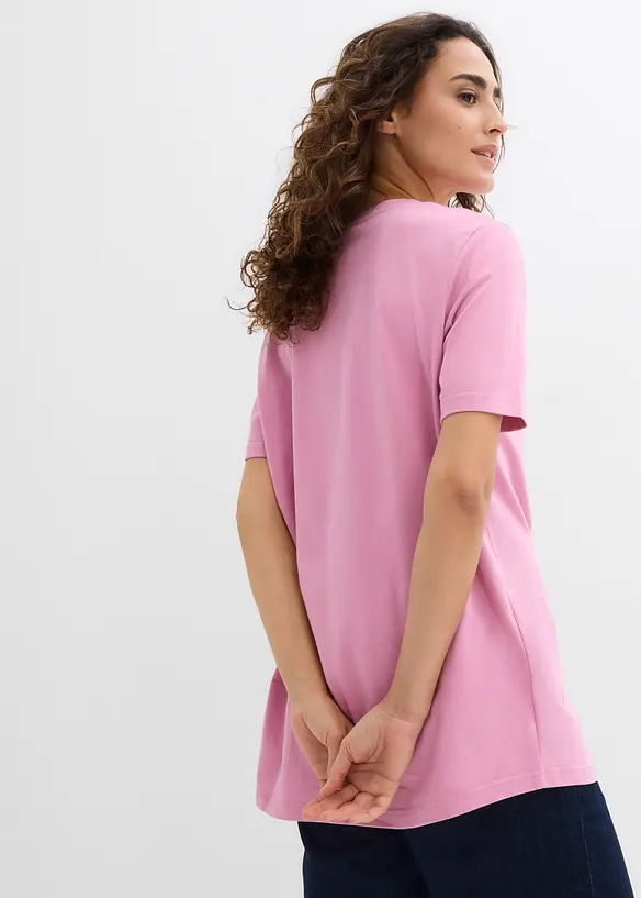 Longshirt aus reiner Bio-Baumwolle (2er Pack), bonprix