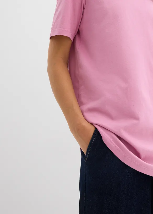 Longshirt aus reiner Bio-Baumwolle (2er Pack), bonprix