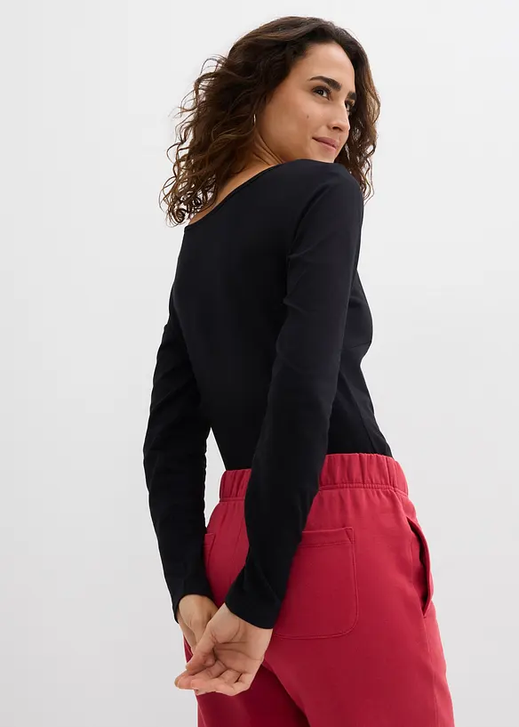 Lot de 2 bodies manches longues, bonprix