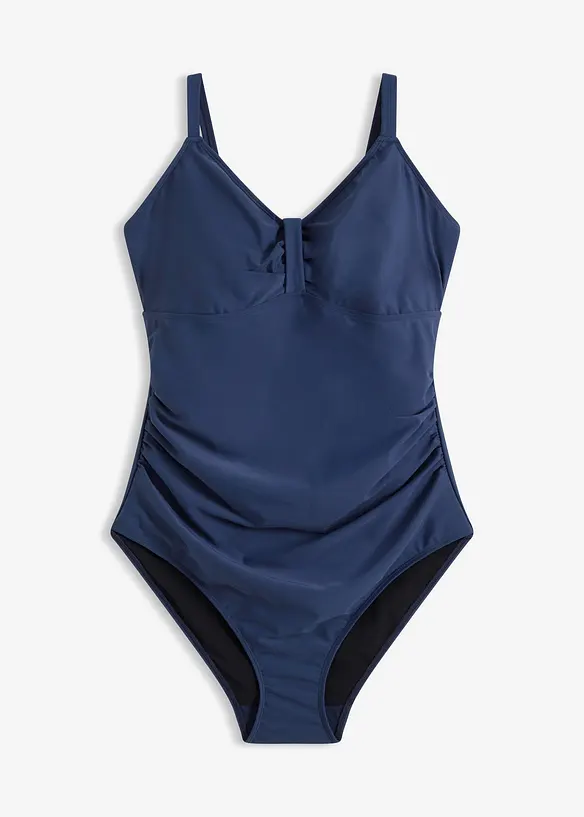 Medium Shape-Badeanzug mit Raffungen, bonprix