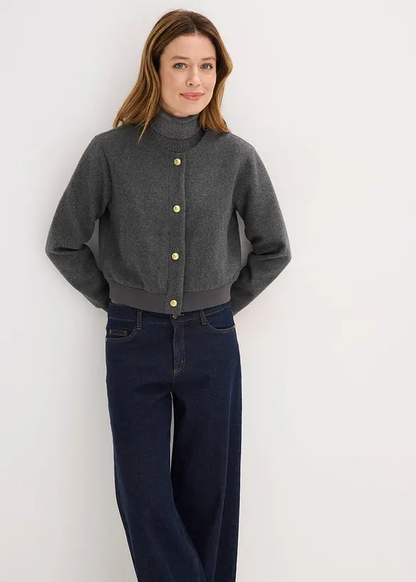 Blouson aus kuscheligem Boucl&eacute;, bonprix