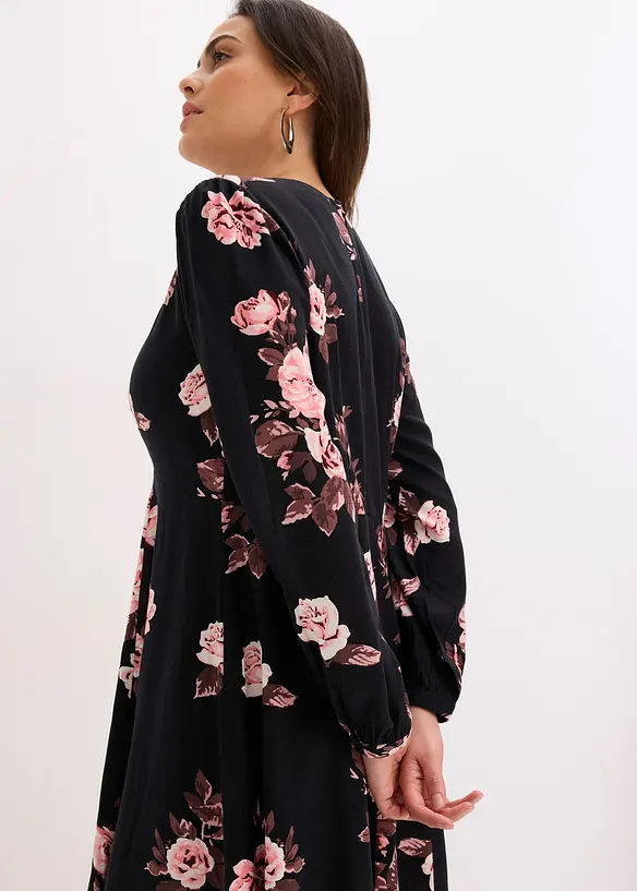 Robe &eacute;l&eacute;gante en viscose, bonprix
