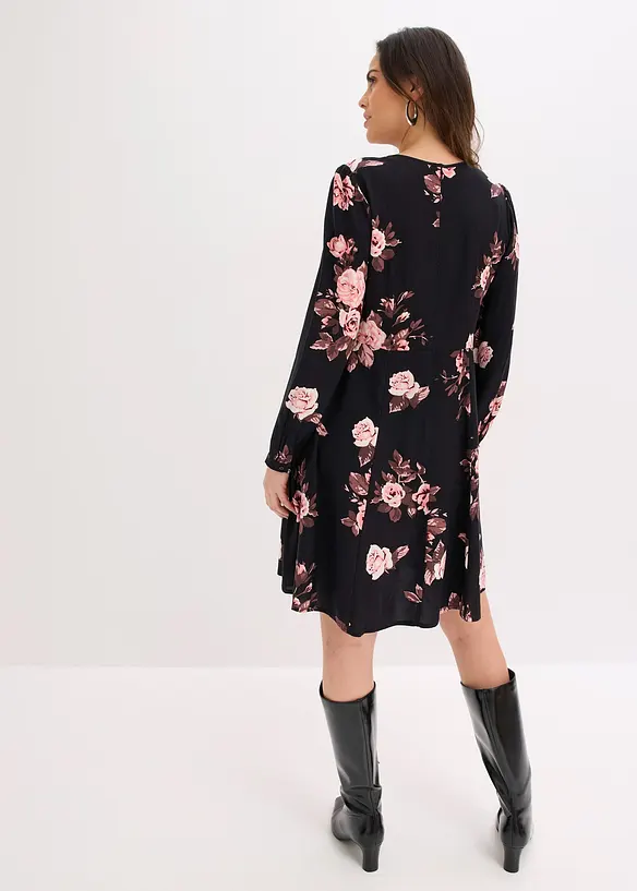 Robe &eacute;l&eacute;gante en viscose, bonprix