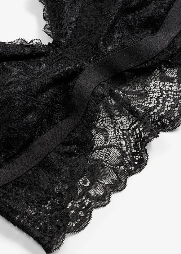 Brassi&egrave;re &agrave; dentelle florale, sans armatures, bonprix