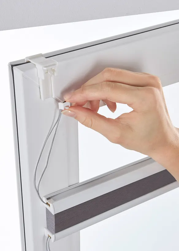 Store pliss&eacute; uni en largeurs &eacute;troites, bonprix