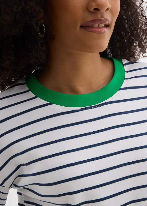 T-shirt manches longues 100% coton, bonprix