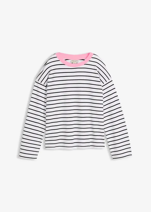 T-shirt manches longues 100% coton, bonprix