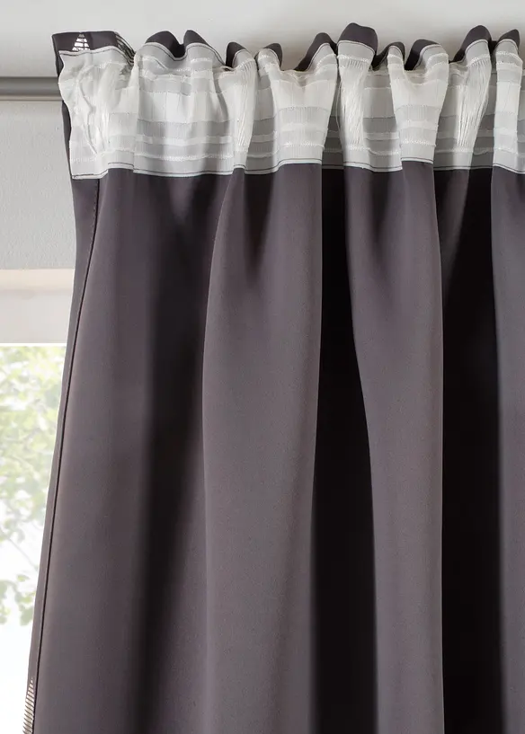 Rideau panneau obscurcissant, aussi en extra long (1 pce), bonprix