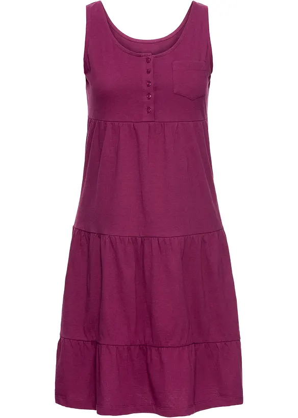 Baumwoll Jerseykleid, kurz, bonprix
