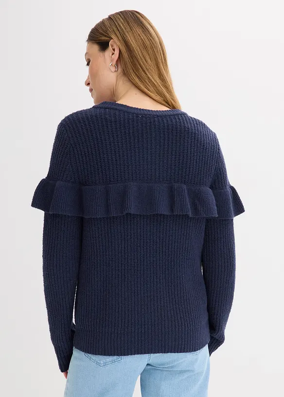 Feinstrickjacke aus Baumwoll-Mix, bonprix