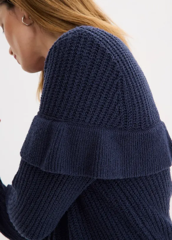 Feinstrickjacke aus Baumwoll-Mix, bonprix