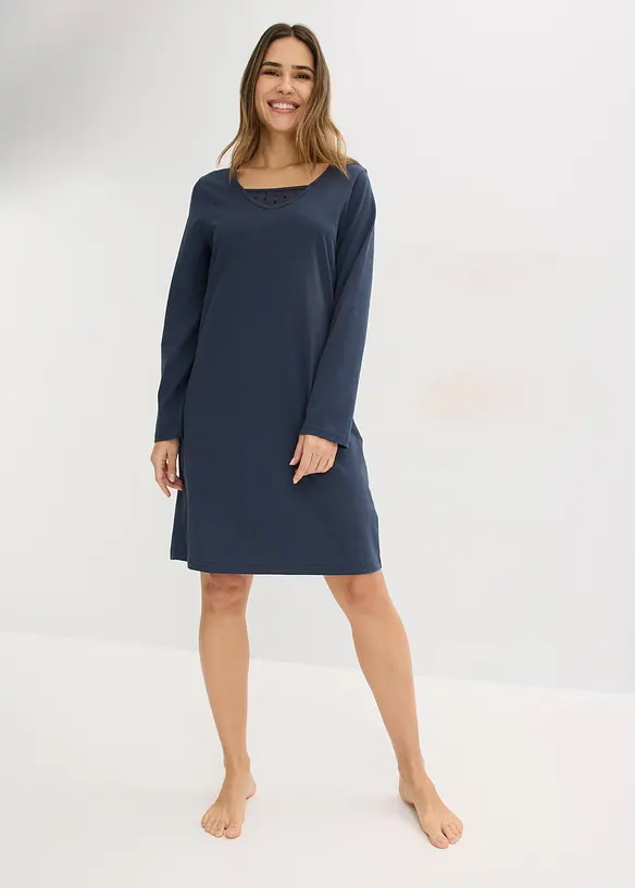 Nachthemd aus weicher Baumwolle, bonprix