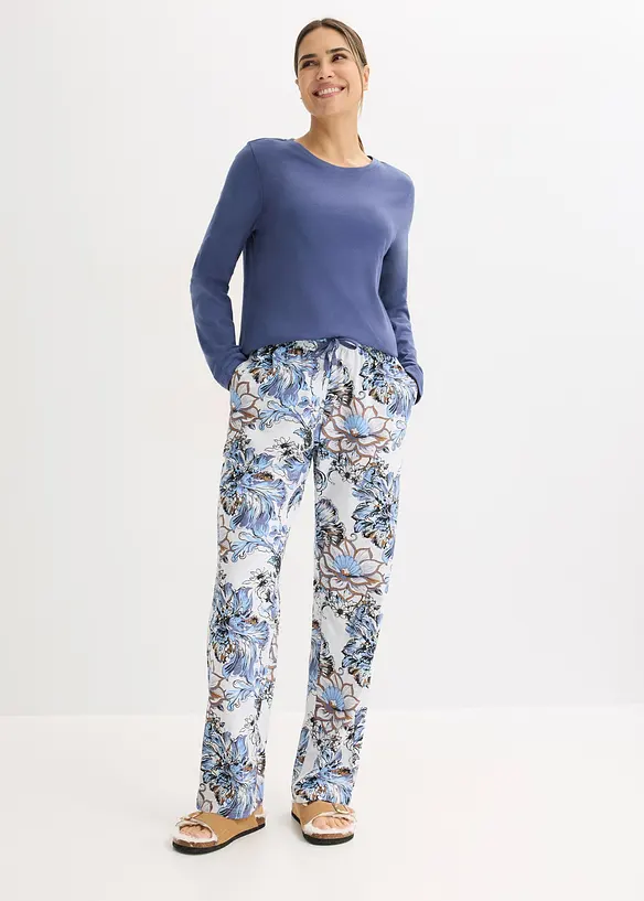 Pyjama aus weicher Baumwolle, bonprix