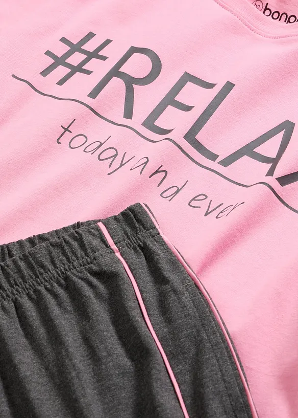 Pyjama aus weicher Baumwolle, bonprix