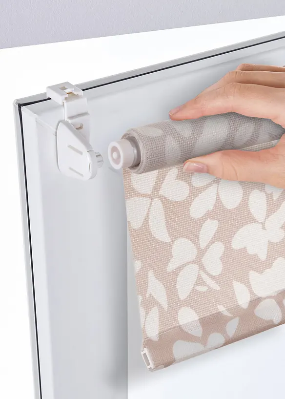 Blendschutzrollo mit Bl&uuml;mchen Druck, bonprix
