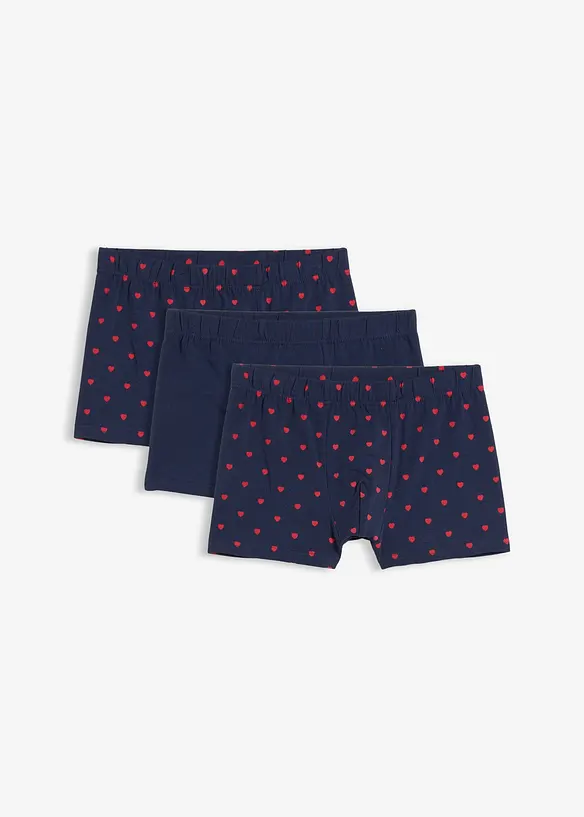 Lot de 3 boxers coton, bonprix