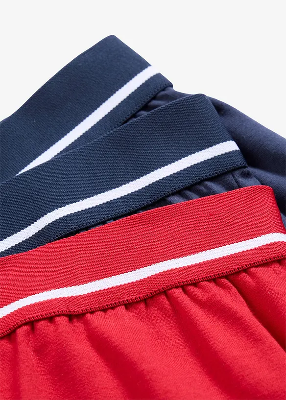 Lot de 3 boxers coton, bonprix