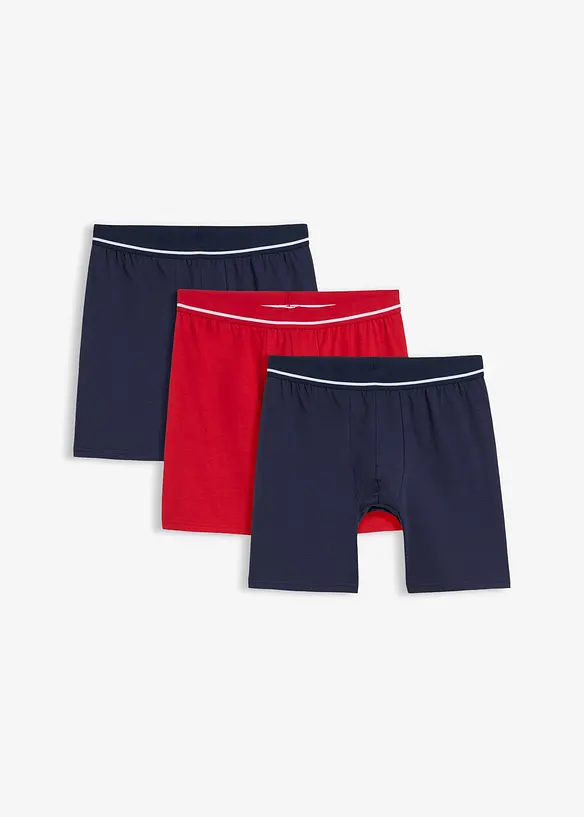 Lot de 3 boxers coton, bonprix
