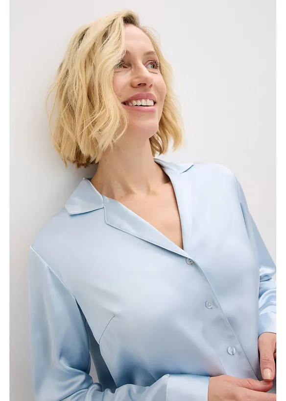 Bluse aus feinem Satin, bonprix