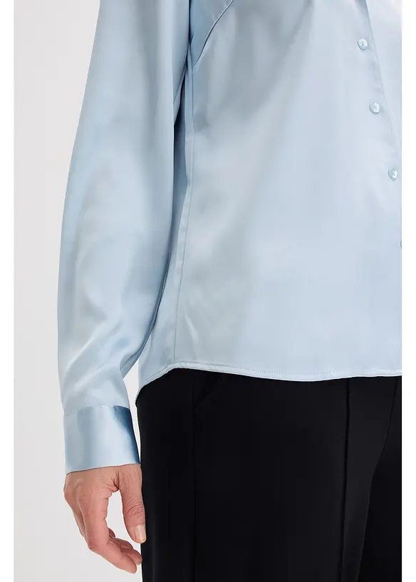 Bluse aus feinem Satin, bonprix